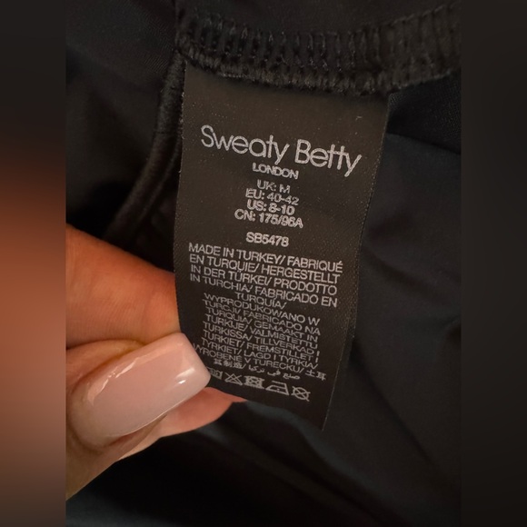 Sweaty Betty Black Midi Dress Size Medium. E79 - Picture 12 of 14